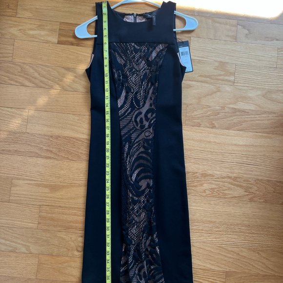 BCBGMaxAzria Leona Black Lace Dress Size Small - Picture 10 of 10